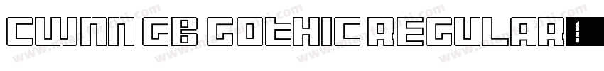 cWnn GB Gothic Regular字体转换